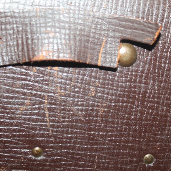 Vintage 30s 40's AOPA Army Pilot Cowhide Flight Cowhide Hardside Suitcase Rare - Picture 8 of 13